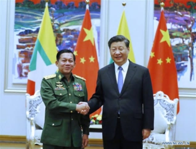 ကျင့်ဖျင်နှင့်မင်းအောင်လှိုင် သဝဏ်လွှာအပြန်အလှန်ပေးပို့