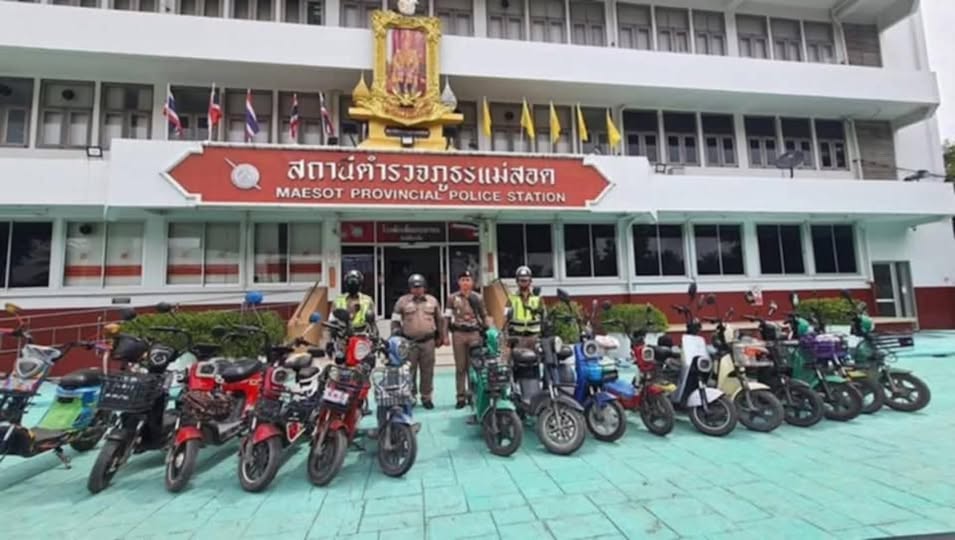 မဲဆောက်မှာ E-Bike ဘတ္ထီစက်ဘီးတွေဖမ်းဆီးနေမှု မြန်မာနိုင်ငံသား ရွှေ့ပြောင်းအလုပ်သမားတွေအခက်တွေ့နေ