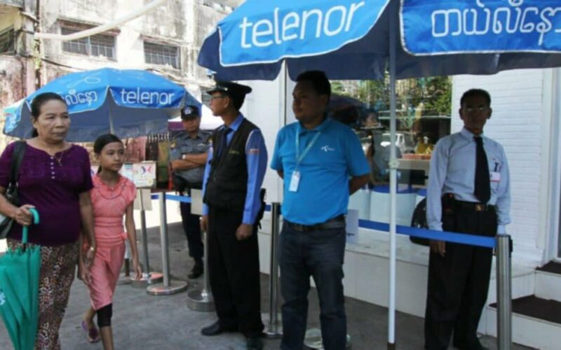 တယ်လီနောရဲ့ တာဝန်မဲ့စွာနဲ့ မြန်မာနိုင်ငံကနေ ထွက်ခွာမှု