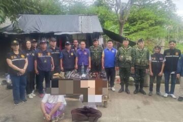 မဲဆောက်က မြန်မာလင်မယား၂ဦးဆီကနေ လက်နက်ခဲယမ်းအချို့ဖမ်းမိထား၊ တော်လှန်ရေးနဲ့မသက်ဆိုင်ဘဲ မူးယစ်ဆေးရောင်းဝယ်သုံးစွဲသူတွေဖြစ်နေ